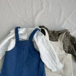 【73-100cm】 リボン サロペット - 画像 (5)