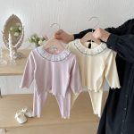 【66-100cm】可愛い 襟付き ルームウェア セットアップ - 画像 (9)