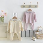 【66-100cm】可愛い 襟付き ルームウェア セットアップ - 画像 (6)