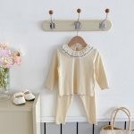 【66-100cm】可愛い 襟付き ルームウェア セットアップ - 画像 (7)
