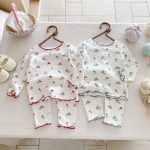 【66-100cm】花柄 ルームウェア セットアップ - 画像 (4)