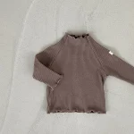 【73-100cm】 シンプル フリル インナー シャツ - 画像 (4)
