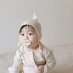 【66-90cm】 韓国風リブ オールインワン - 画像 (12)