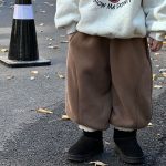 【80-130cm】 ゆったり あったか ボトムス パンツ - 画像 (5)