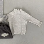 【73-100cm】 シンプル フリル インナー シャツ - 画像 (5)