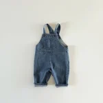 【80-130cm】 ポケット付き サロペット - 画像 (4)