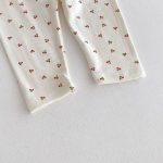 【66-100cm】丸首 さくらんぼ柄 セットアップ ルームウェア - 画像 (13)