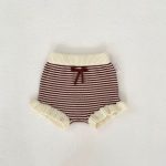 【66-100cm】フリル ニット カーディガン ショートパンツ - 画像 (10)