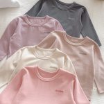【73-100cm】無地 ルームウェア セットアップ - 画像 (12)