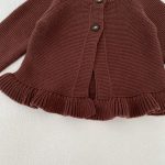 【66-100cm】フリル ニット カーディガン ショートパンツ - 画像 (13)