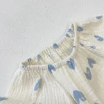 【66-90cm】 ハート柄 ロンパース - 画像 (8)