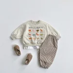 【80-130cm】 ストライプ パンツ - 画像 (9)
