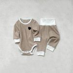 【66-90cm】ハート柄 ボーダー セットアップ - 画像 (11)