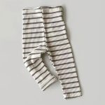 【66-100cm】 スリム コットン ストライプ ベビー ロング パンツ - 画像 (20)