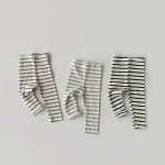 【66-100cm】 スリム コットン ストライプ ベビー ロング パンツ - 画像 (4)