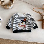 【73-120cm】 キャラクター 刺繍 あったか トレーナー - 画像 (8)