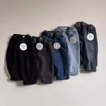 【73-120cm】 シンプル デニム パンツ - 画像 (2)