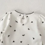 【66-110cm】 ノーカラーor小花柄 インナーシャツ - 画像 (13)