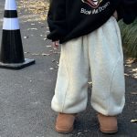 【80-130cm】 ゆったり あったか ボトムス パンツ - 画像 (3)
