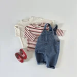 【80-130cm】 ポケット付き サロペット - 画像 (5)