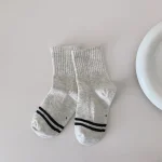【GOODS】5足セット  韓国風 シンプル ソックス - 画像 (9)