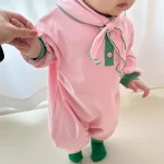【66-90cm】 ショール付き バイカラー オールインワン - 画像 (3)