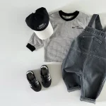 【80-130cm】 ポケット付き サロペット - 画像 (6)