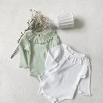【66-90cm】 フリル襟 ロンパース - 画像 (19)