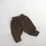 【73-110cm】 ポケット付き リネン パンツ - 画像 (4)