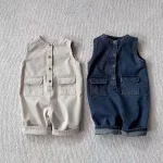【65-90cm】 ポケット付き オールインワン