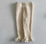 【73-110cm】レース リボン リブ レギンス - 画像 (7)
