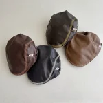 【GOODS】 韓国風ノーカラー ハンチング - 画像 (3)