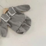 【66-90cm】 セーラー風 スクエア襟 セットアップ - 画像 (7)