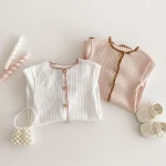 【66-90cm】 シンプル ロンパース - 画像 (3)