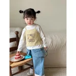 【90-140cm】 取り外し可能 スカート デニム パンツ - 画像 (7)