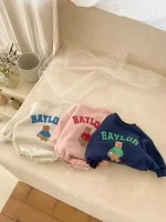 【66-110cm】 熊柄 ロンパース  or セットアップ - 画像 (9)