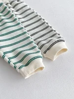 【73-110cm】熊ボーダー セットアップ - 画像 (16)