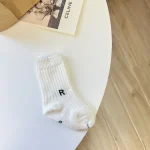 【GOODS】 シンプル カラー英字 ソックス - 画像 (15)