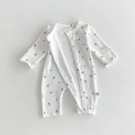 【66-90cm】 花柄 ロンパース - 画像 (6)