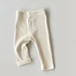 【66-100cm】 スリム コットン ストライプ ベビー ロング パンツ - 画像 (20)