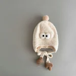 【GOODS】 目デザイン ニット 帽子 - 画像 (5)