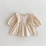【66-110cm】 肩フリル ワンピース or ロンパース - 画像 (20)