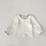 【66-110cm】 ノーカラーor小花柄 インナーシャツ - 画像 (8)
