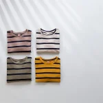 【80-120cm】 ボーダー シャツ - 画像 (5)