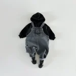 【80-130cm】 ポケット付き サロペット - 画像 (7)