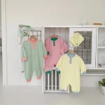 【66-90cm】 ショール付き バイカラー オールインワン - 画像 (4)