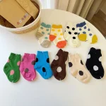 【GOODS】 韓国風 ドット ソックス