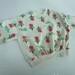 【73-120cm】 チューリップ柄 セットアップ - 画像 (7)