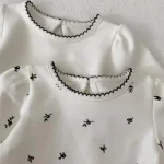 【66-110cm】 ノーカラーor小花柄 インナーシャツ - 画像 (19)