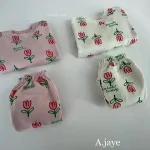 【73-120cm】 チューリップ柄 セットアップ - 画像 (2)